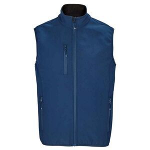 SOLS Mens Falcon Softshell Recycled Body Warmer / Abyss Blue